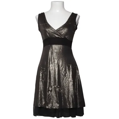 Dress (Black, Gold) from Sisters Polyester