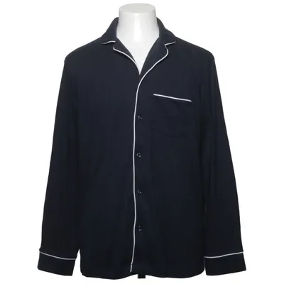 Pajama shirt (Blue) from Man Cotton, Recycled polyester