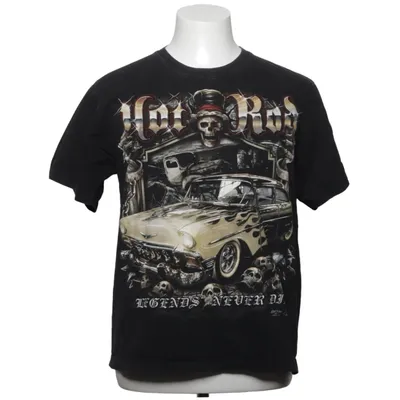 T-shirt (Svart, Flerfärgad) från Rock Chang Bomull