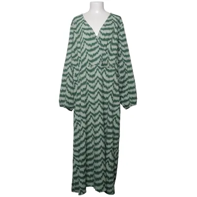 Klänning (Grön, Vit, Flerfärgad) från ONLY Carmakoma Elastan, Polyester