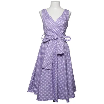 Robe (Violet, Blanc) de Jetset Trends Coton, Élasthane