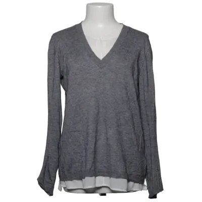 Pullover (Gray, White) from Sem Per Lei Polyamide, Polyester, Viscose, Wool