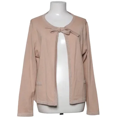 Cardigan (Beige) de Création L Acrylique, Laine de mouton, Fibre métallique, Polyester