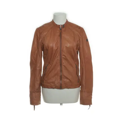 Läderjacka (Brun) från Gipsy Bomull, Polyester, Skinn