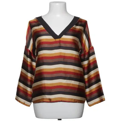 Top (Schwarz, Braun, Rot, Mehrfarbig) von Mango Basics Seide, Viskose