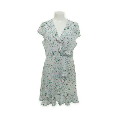 Wrap dress (Blue, Green, Multicolored) from Stella Morgan Polyester