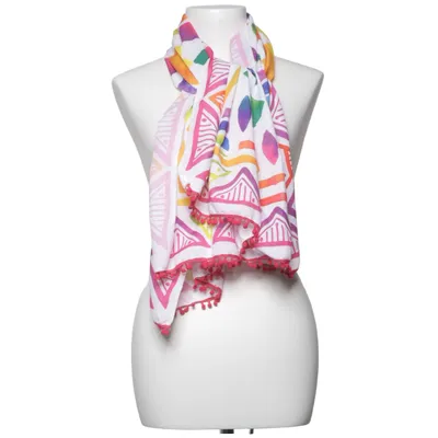 Shawl (White, Multicolored) from Lush
