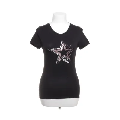 T-shirt (Zwart) van Guess Katoen, Elastaan