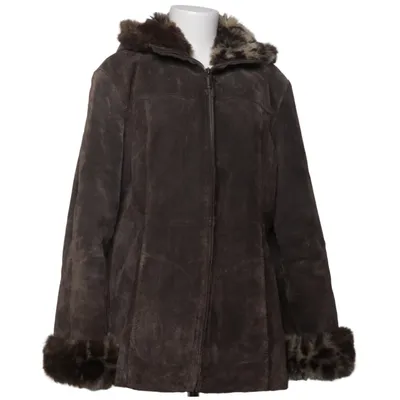 Shearlingjacka (Brun) från Avitano Skinn, Polyester