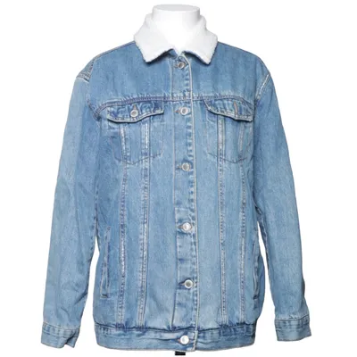 Lined denim jacket (Blue, White) from Reserved YFL