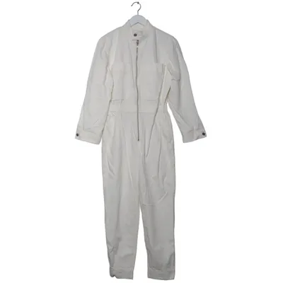 Jumpsuit (White) from Mango Denim Cotton