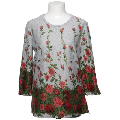 Top (Grau, Rot, Grün) von Fashion Collection Baumwolle, Elasthan