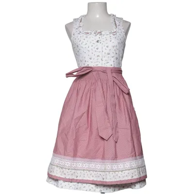 Dirndl (Pink, Hvid, Flerfarvet) fra Country Line Bomuld, Polyester