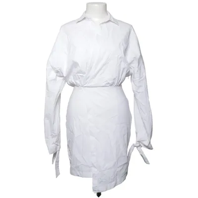Jurk (Wit) van Angelica Blick x NA-KD Katoen, Elastaan, Polyamide