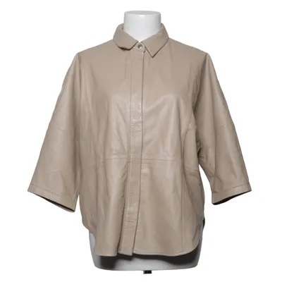 Leather jacket (Beige) from Levinsky Leather