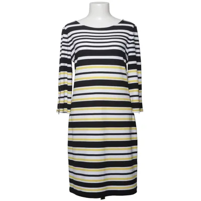 Jurk (Zwart, Wit, Geel) van Sandra Darren Elastaan, Polyester