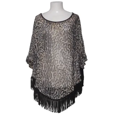 Poncho (Svart, Beige) från Studio Anneloes Polyester