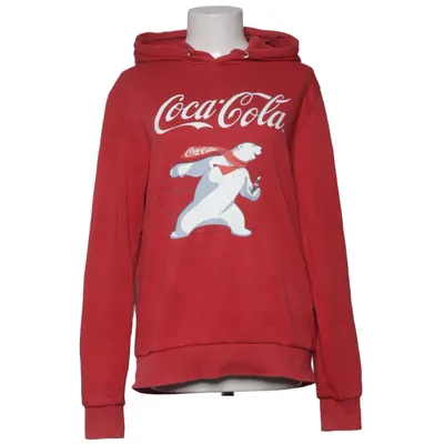Huvtröja (Röd) från Coca Cola Bomull, Polyester