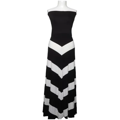 Maxi dress (Black, White) from Seppälä Woman Elastane, Viscose