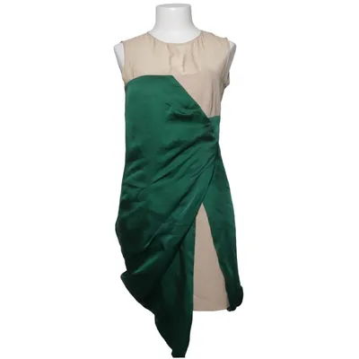 Cocktailjurk (Groen, Beige) van Schumacher Zijde, Wol, Polyester, Elastaan, Acetaat, Viscose