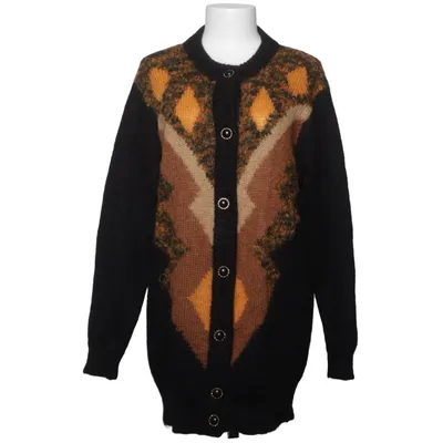 Cardigan (Noir, Marron, Jaune) de Laura Kent Acrylique, Mohair, Polyester