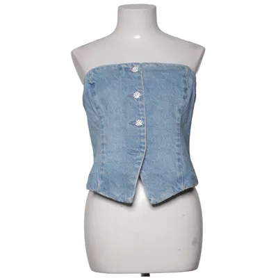 Tube top (Blauw) van H&M Katoen, Polyester