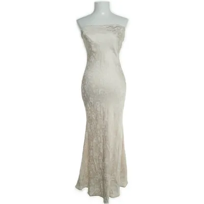 Aftenkjole (Hvid, Beige) fra Princess Polly Polyester