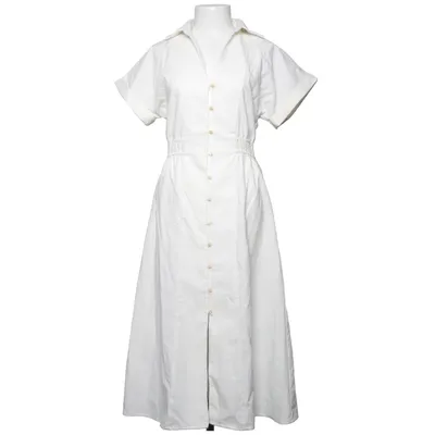 Skjortklänning (Vit) från Cider Bomull, Linne, Polyester, Viskos