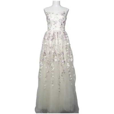 Avondjurk (Beige, Lila) van Chi Chi London Elastaan, Polyamide, Polyester