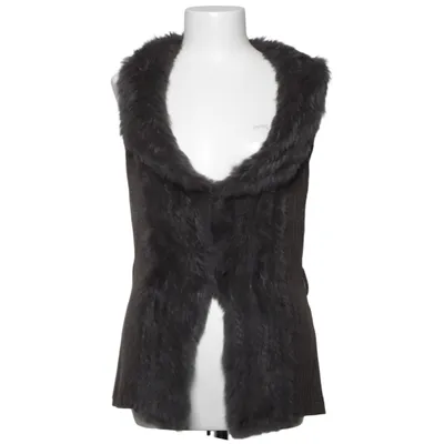 Gilet (Grijs) van Oxygene Acryl, Konijnenbont