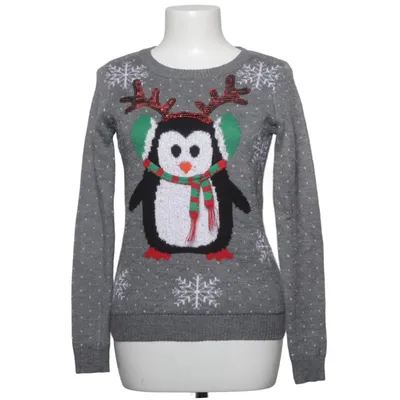 Julesweater (Grå, Flerfarvet) fra Charlotte Russe Akryl