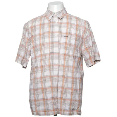 Korte mouwen shirt (Wit, Oranje, Bruin) van IDPDT Katoen
