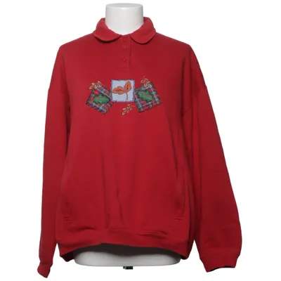 Sweatshirt (Red) from Tulchan Cotton, Polyester