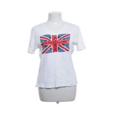 T-shirt (Vit, Blå, Röd) från Schumacher Bomull