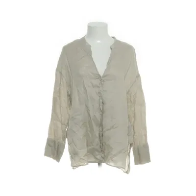 Bluse (Beige) fra Zara Linned