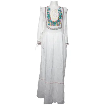 Robe longue (Blanc, Multicolore) de Antik Batik Coton