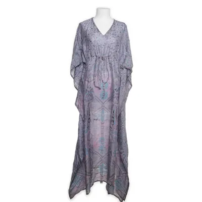 Kaftan (Purple, Multicolored) from Usha Silk