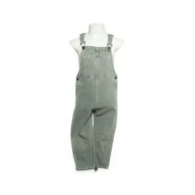 Dungaree shorts (Green) from Zara Cotton