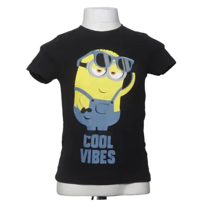 T-shirt (Noir) de Minions Polyester, Coton recyclé