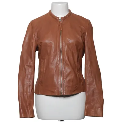 Veste en cuir (Marron) de Gipsy Cuir, Polyester