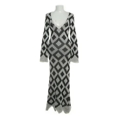 Maxikjole (Hvid, Sort) fra River Island Studio Bomuld, Polyester, Viscose