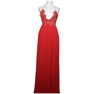 Negligé (Rood) van Rare London Katoen, Polyamide, Polyester