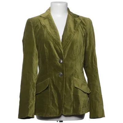 Blazer (Vert) de Riani Coton, Cupro, Élasthane, Polyester, Viscose