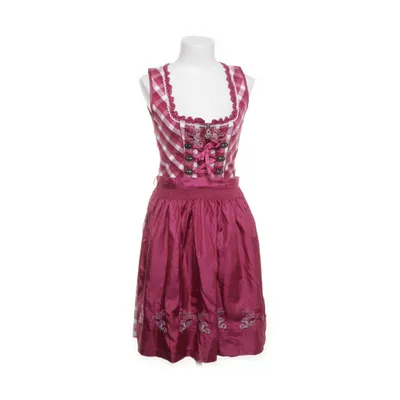 Dirndl (Pink, Multicolored) from Lekra Cotton