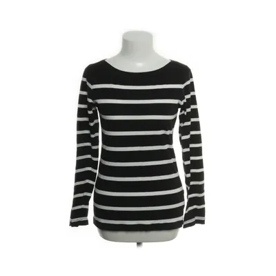 Lange mouwen shirt (Zwart, Wit) van 365 Sunshine Katoen, Elastaan