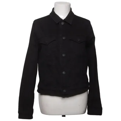 Veste en jean (Noir) de Mango Denim Coton, Élasthane