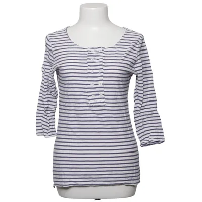 Henley shirt (Blauw, Wit) van Maison Scotch Katoen