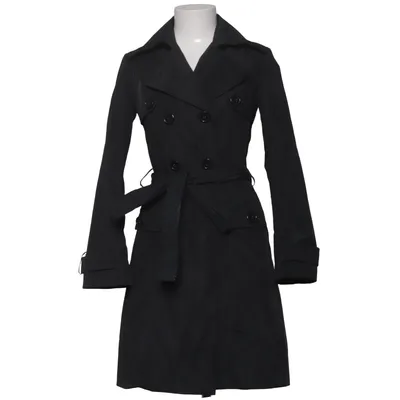 Trenchcoat (Zwart) van Talking French Polyester