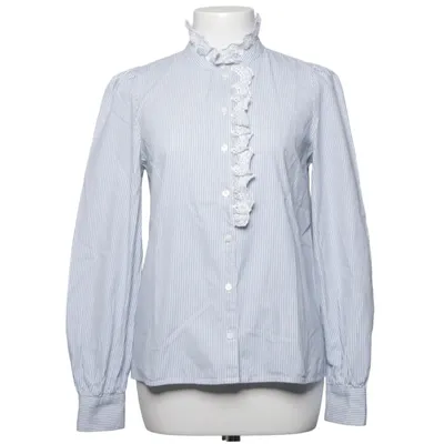 Bluse (Blå, Hvid) fra Sézane Bomuld, Polyester