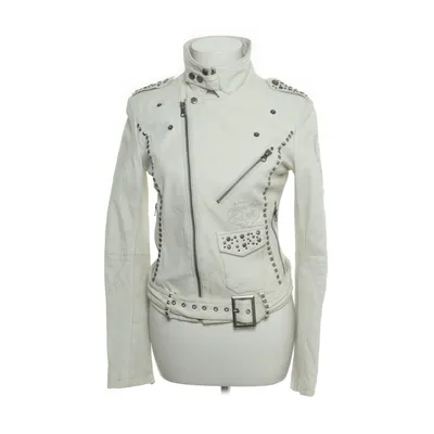 Biker jacket (Gray) from Ed Hardy by Christian Audigier Leather, Polyester